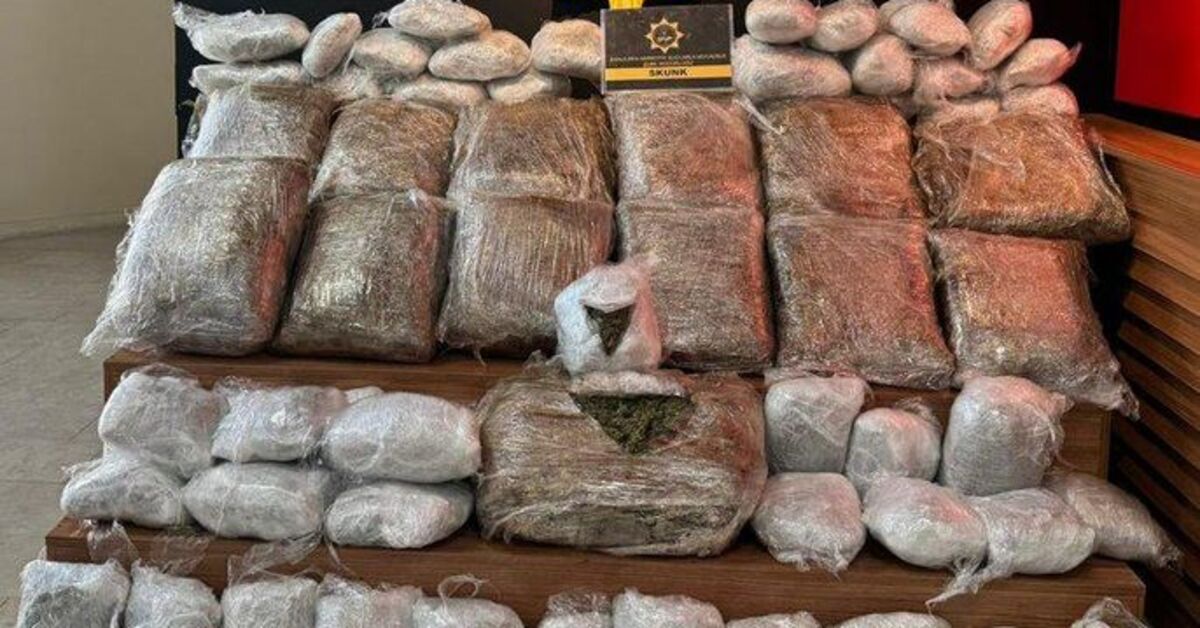 Şanlıurfa’da 76 kilo 550 gram sentetik uyuşturucu ele geçirildi