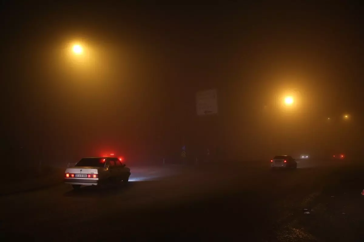 Antakya’da Yoğun Sis