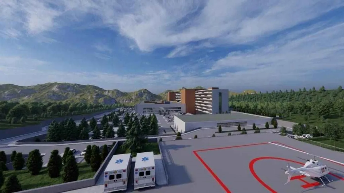 Amasya’da dev hastane inşaatı hızla yükseliyor