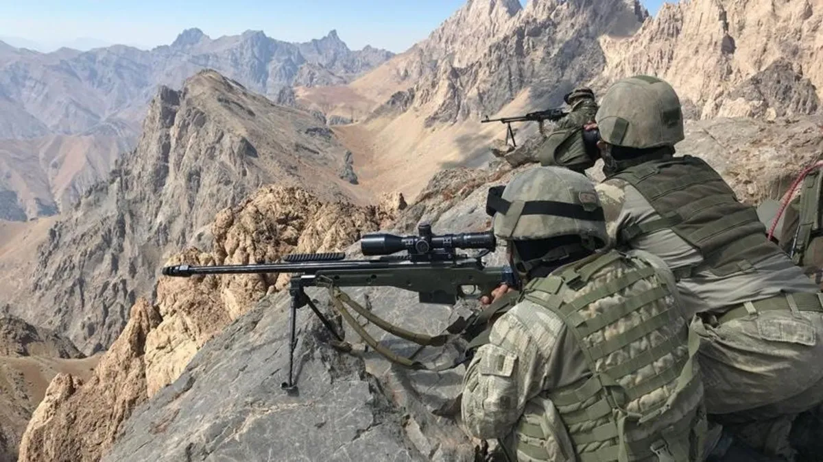 Irak’ın kuzeyinde 3 PKK’lı terörist etkisiz hale getirildi