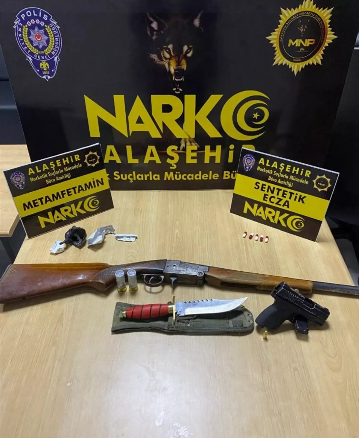 Alaşehir’de uyuşturucu tacirine tutuklama