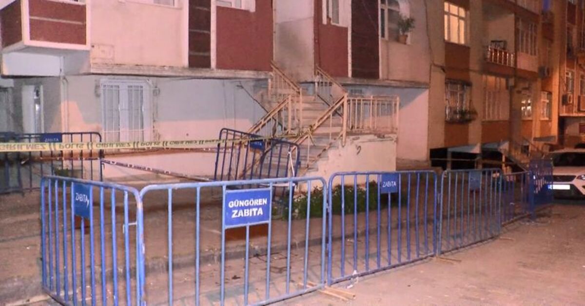 Güngören’de kolonlarından ses gelen 6 katlı bina boşaltıldı